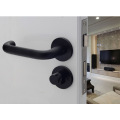 Indoor door lock silent black split door lock for bedroom indoor door lock aluminum material